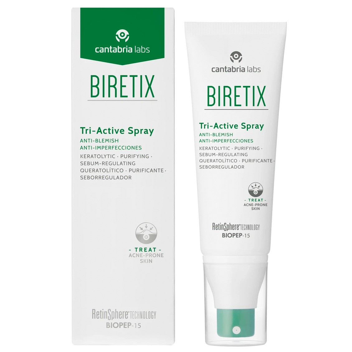 Biretix tri activ spray antimperfecciones 100ml Biretix tri activ spray antimperfecciones 100ml