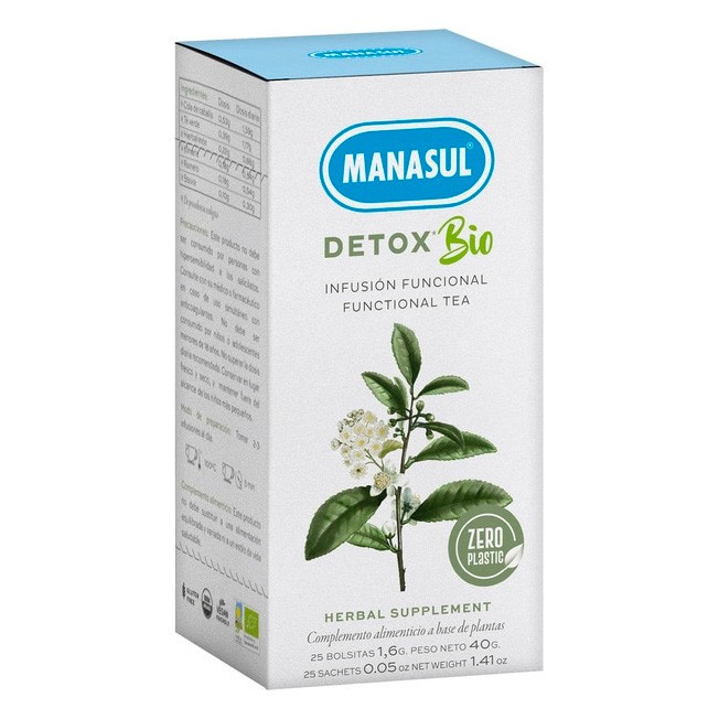 Manasul infusión bio 25 bolsitas Manasul infusión bio 25 bolsitas