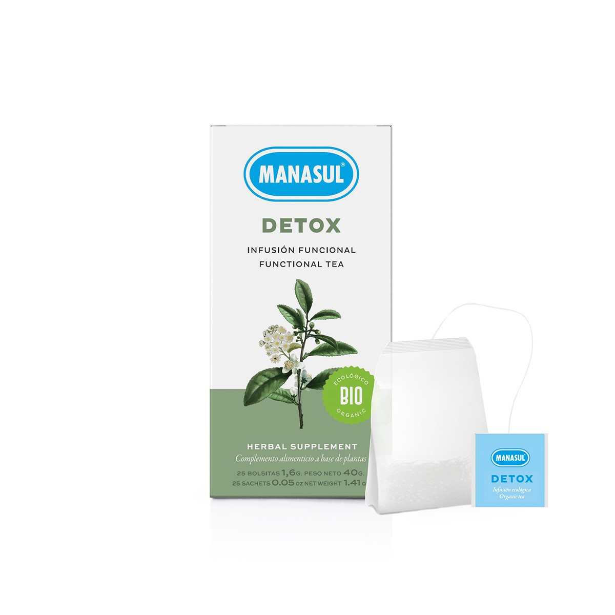 Manasul infusión bio 25 bolsitas Manasul infusión bio 25 bolsitas