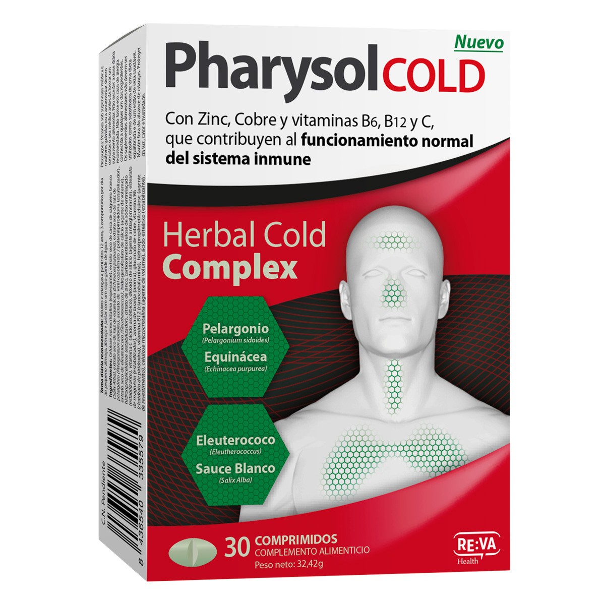Pharysol cold 30 comprimidos