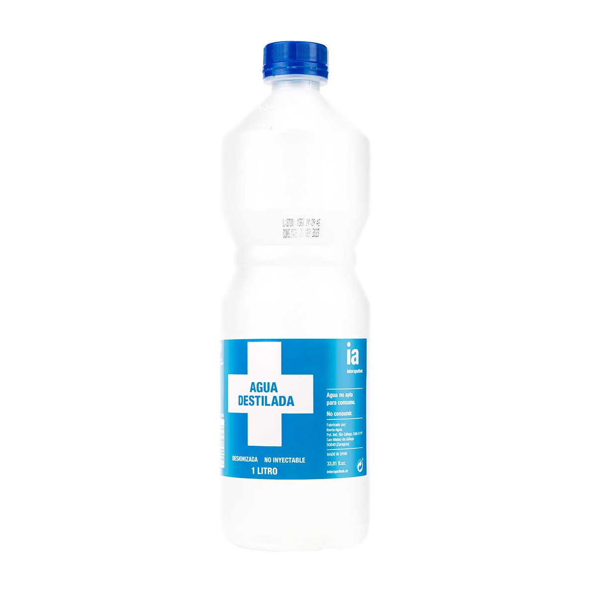 Interapothek agua destilada 1 litro Farmacia y Parafarmacia Online