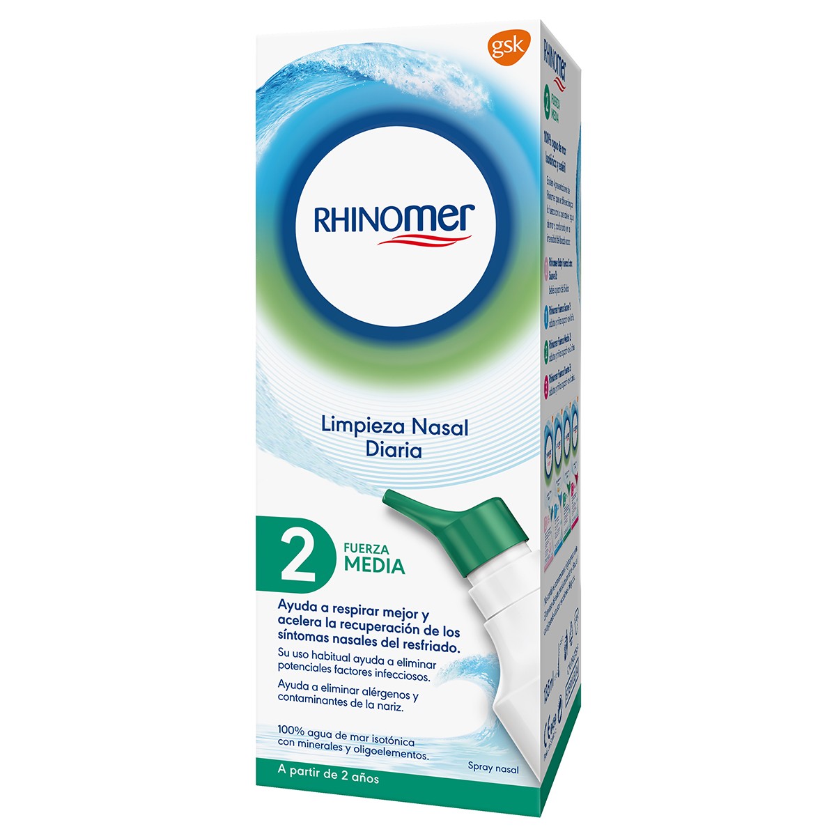 Rhinomer fuerza 2 media 135ml Rhinomer fuerza 2 media 135ml