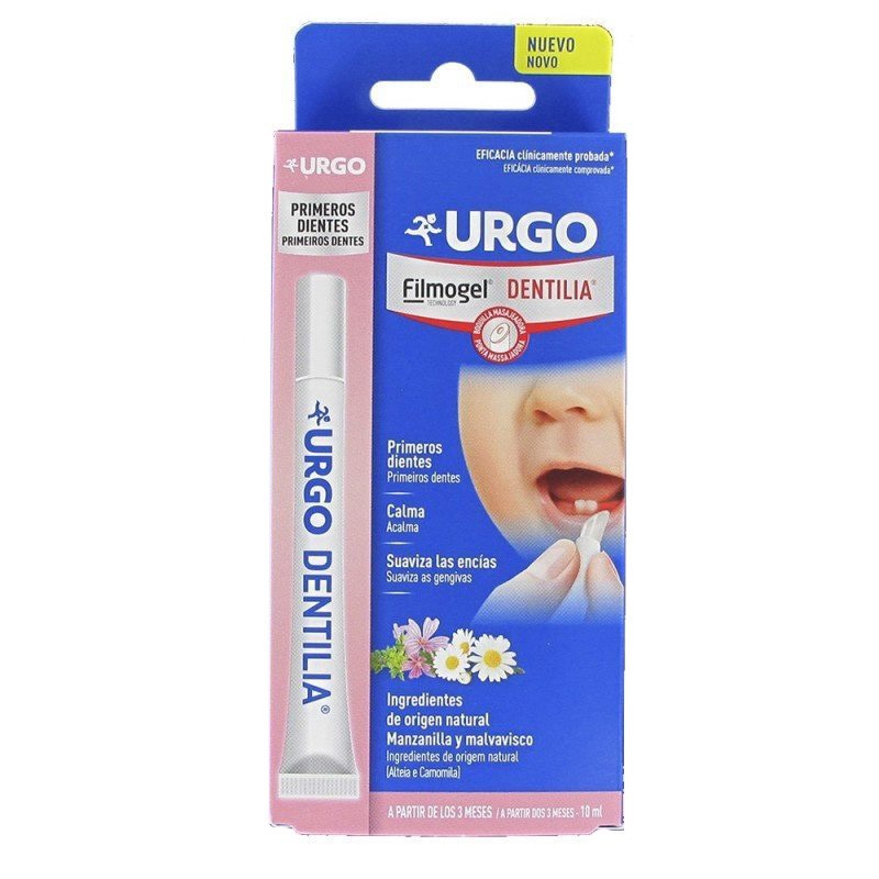 Urgo Dentilia filmogel para los primeros dientes del bebé 10ml Urgo Dentilia filmogel para los primeros dientes del bebé 10ml