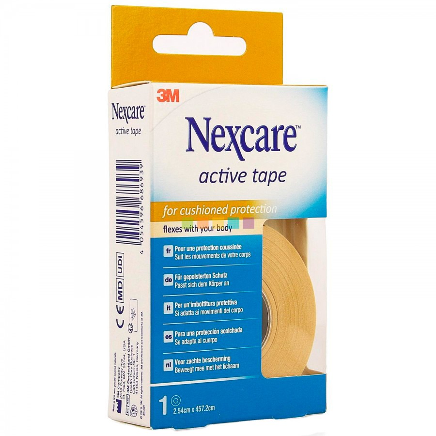 Nexcare active tape 2,5cmx4,5m. Nexcare active tape 2,5cmx4,5m.