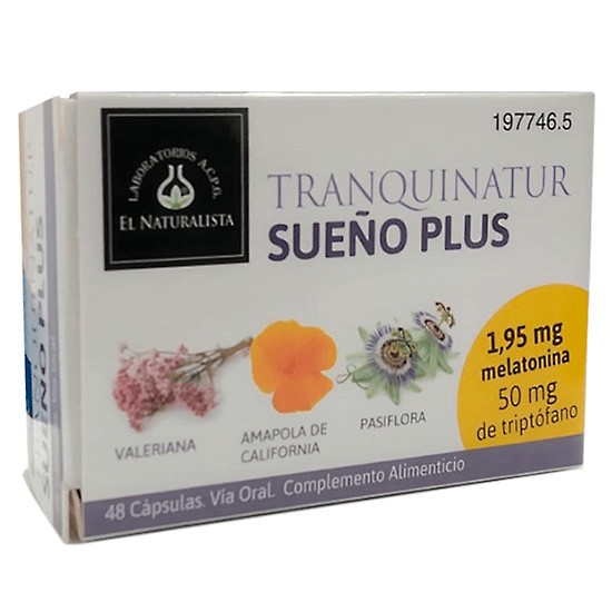 Tranquinatur sueño plus 48 cápsulas Tranquinatur sueño plus 48 cápsulas
