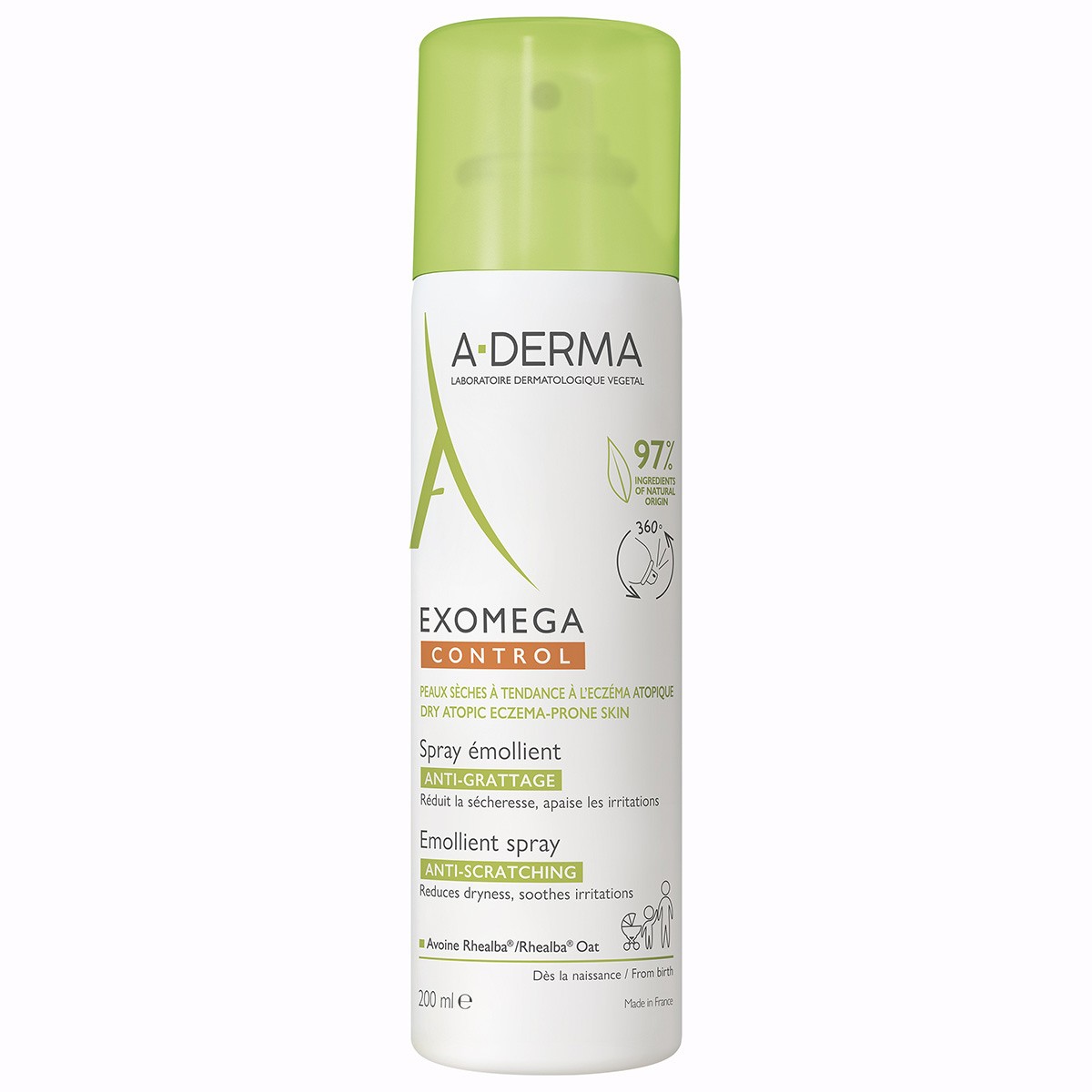 A derma exomega spary emoliente anti rascado 200ml A derma exomega spary emoliente anti rascado 200ml