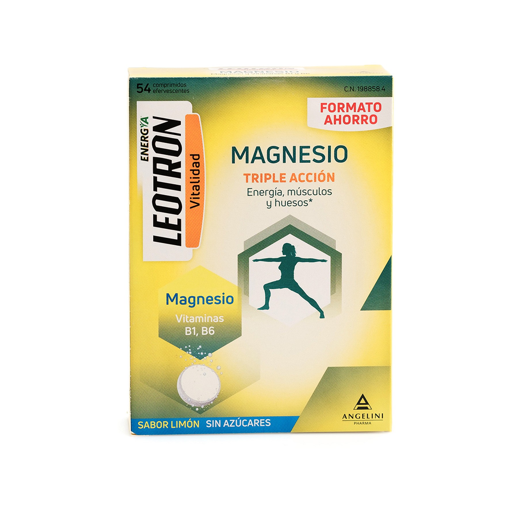 Leotron Magnesio 54 comprimidos efervescentes Leotron Magnesio 54 comprimidos efervescentes