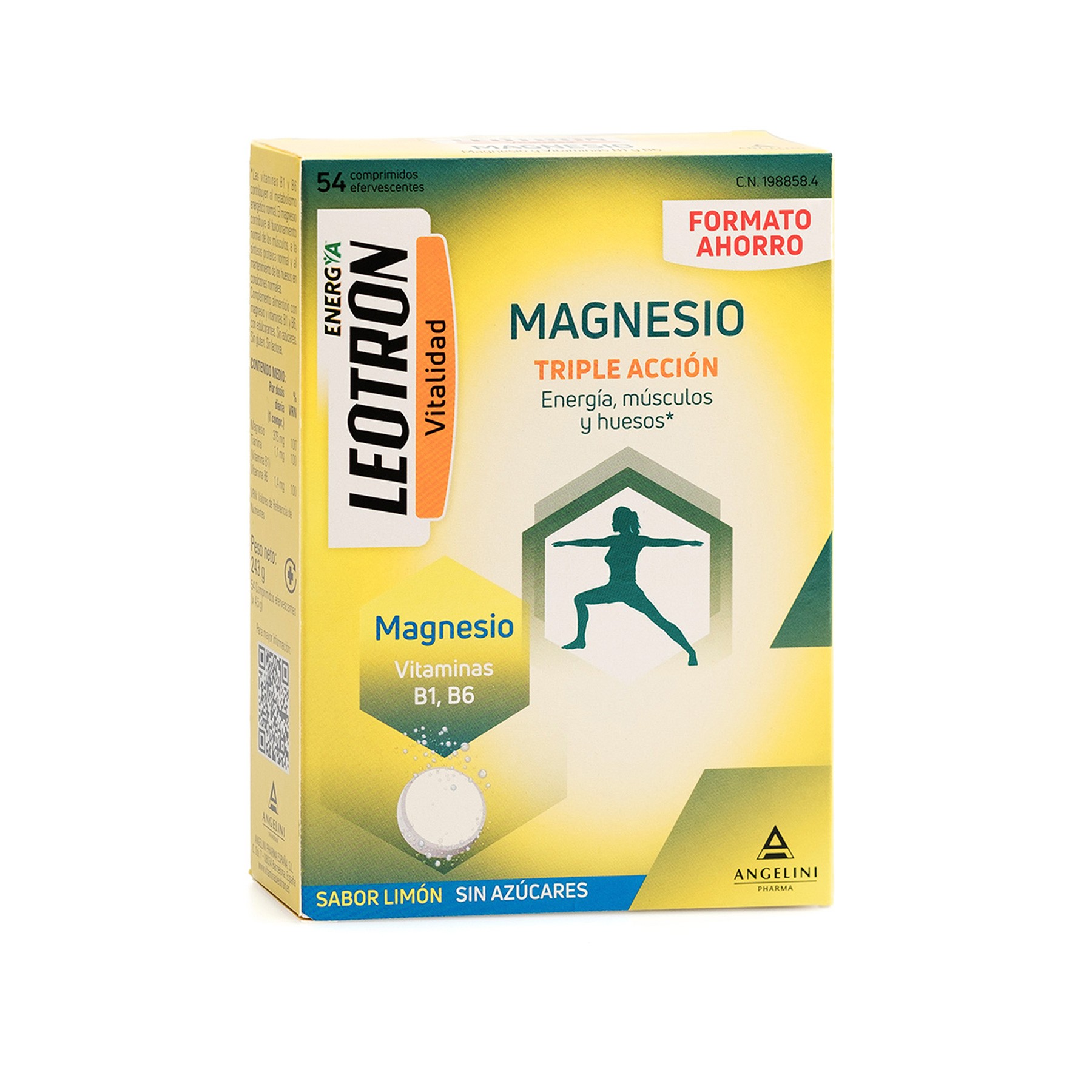 Leotron Magnesio 54 comprimidos efervescentes Leotron Magnesio 54 comprimidos efervescentes