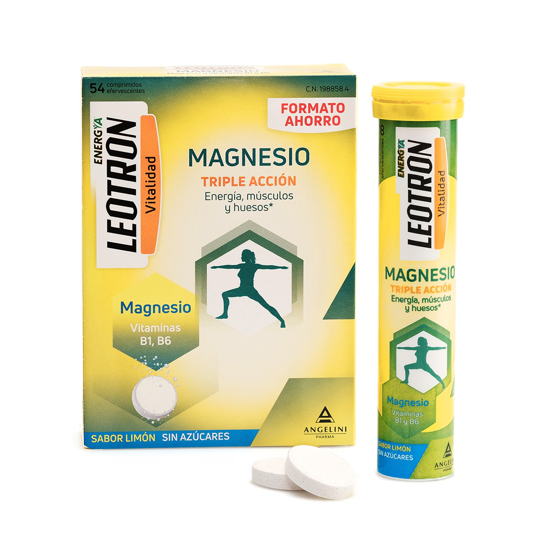 Leotron Magnesio 54 comprimidos efervescentes Leotron Magnesio 54 comprimidos efervescentes