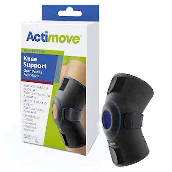 Actimove rodillera abierta con rótula negra Actimove rodillera abierta con rótula negra