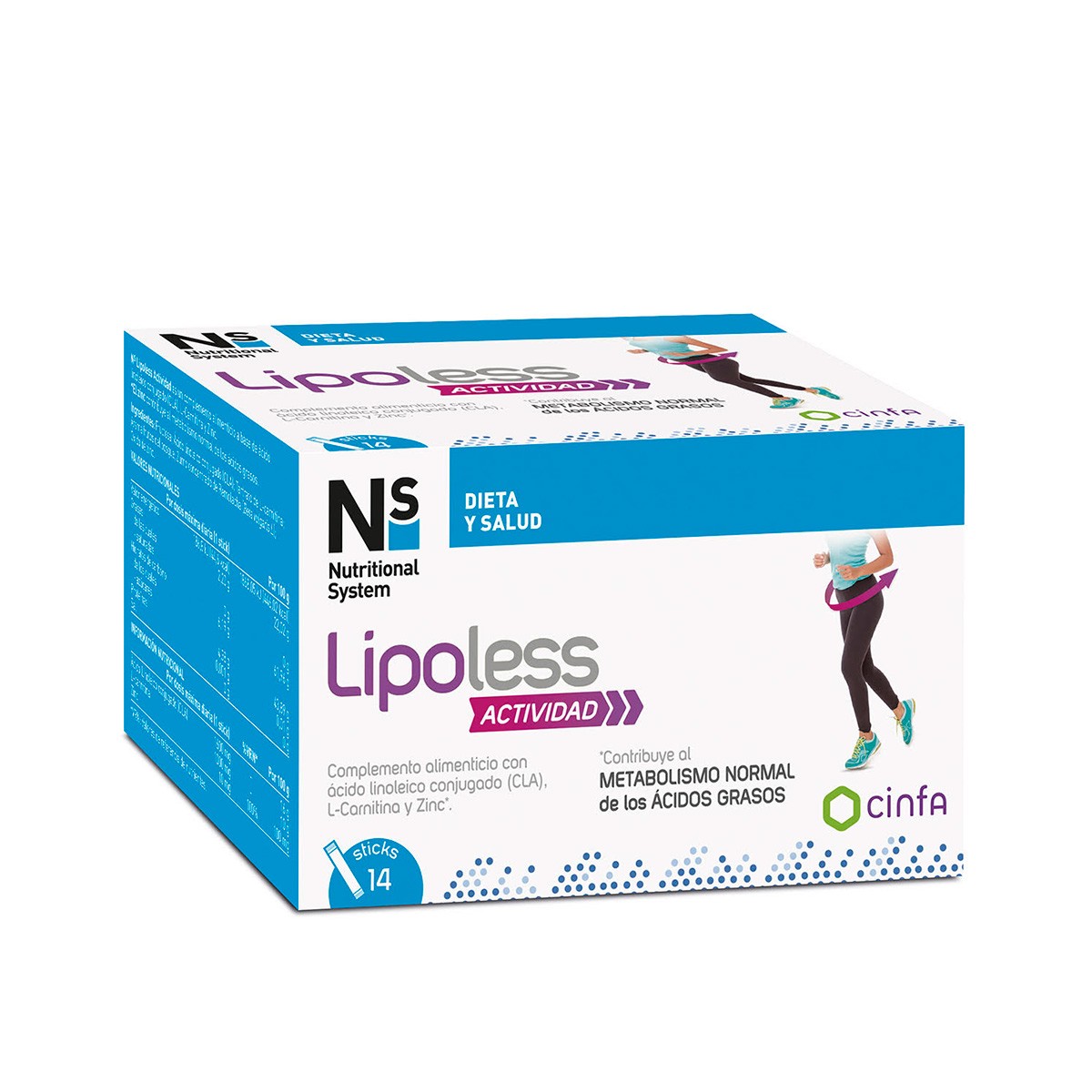 NS lipoless actividad 14 sticks NS lipoless actividad 14 sticks