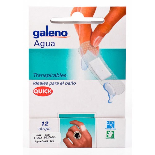 TIRAS QUITA-RAPID TRANSP. 12 U.I. GALENO TIRAS QUITA-RAPID TRANSP. 12 U.I. GALENO