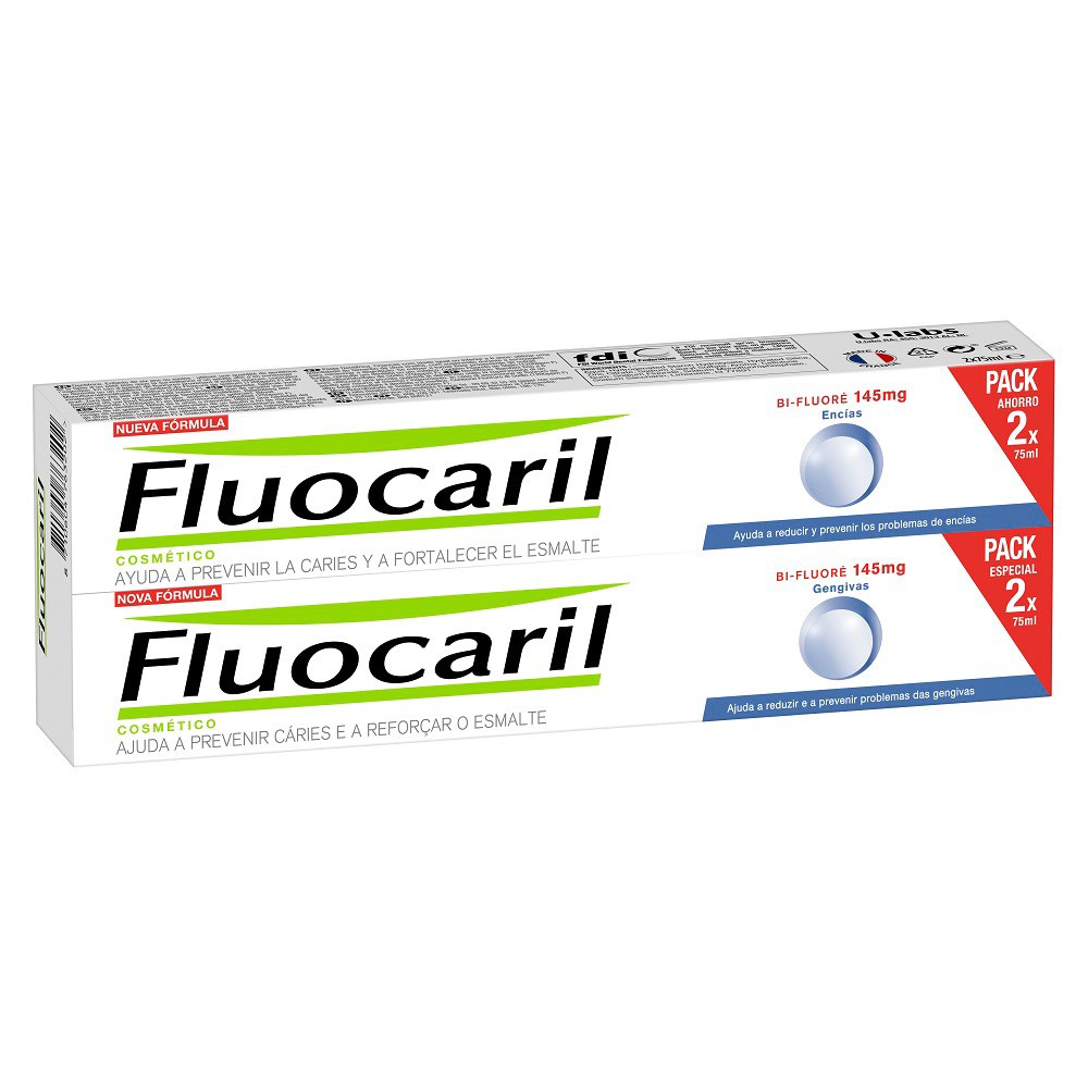 Fluocaril bi-145 encías 2x75ml duplo Fluocaril bi-145 encías 2x75ml duplo