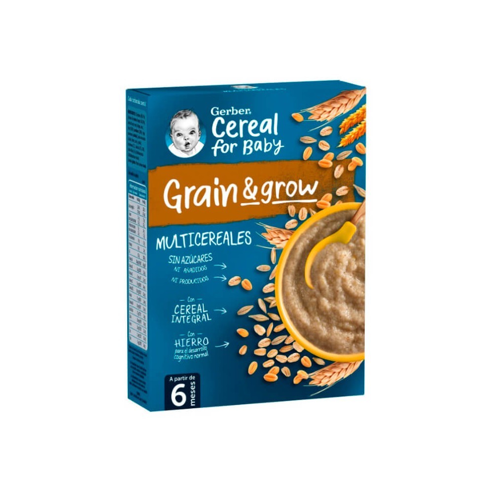 Nestlé Gerber papilla multicereales 0% 270g Nestlé Gerber papilla multicereales 0% 270g