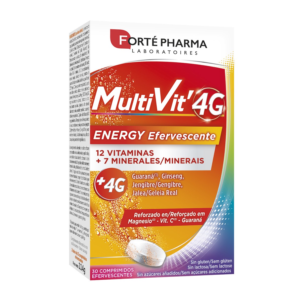 Forte Pharma Multivit 4G 30 comprimidos Forte Pharma Multivit 4G 30 comprimidos