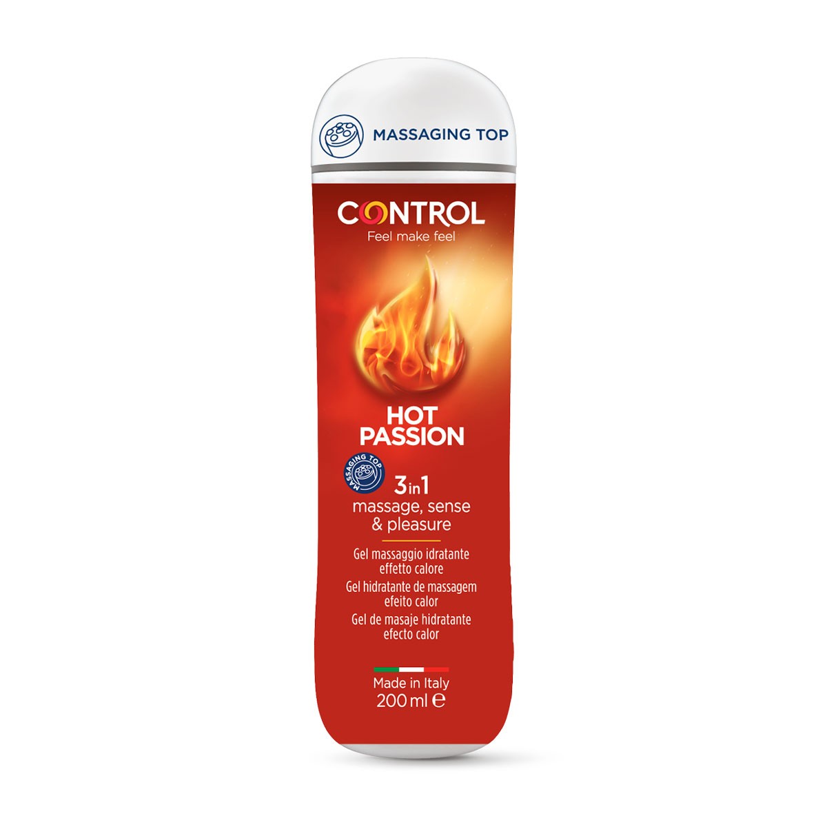 Control gel masaje hot passion 200ml Control gel masaje hot passion 200ml