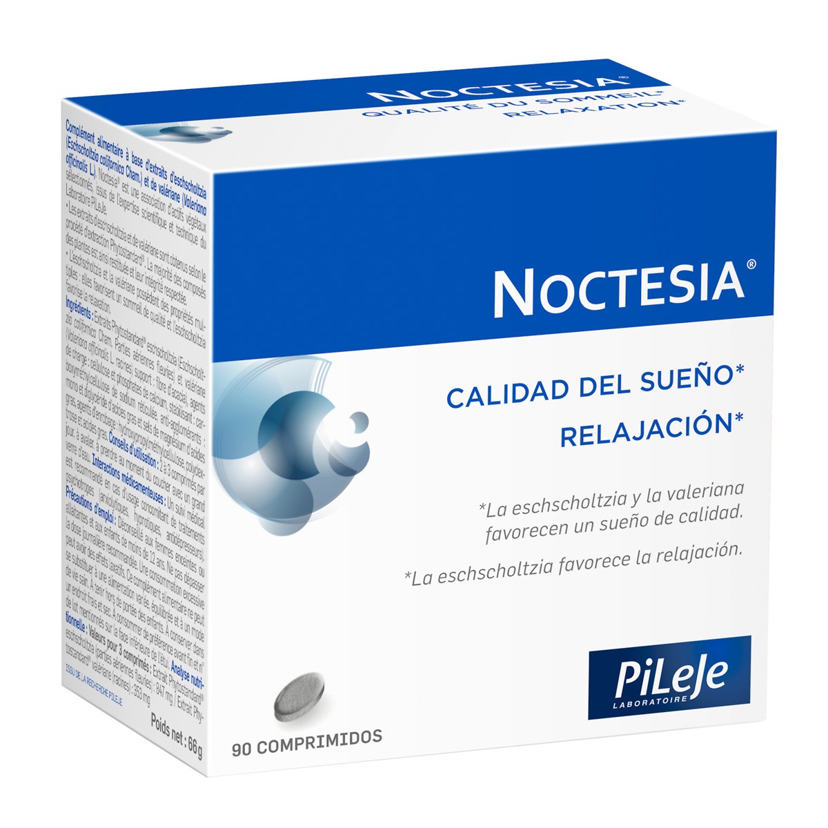 Pileje Complemento alimenticio Noctesia 30 comprimidos Pileje Complemento alimenticio Noctesia 30 comprimidos