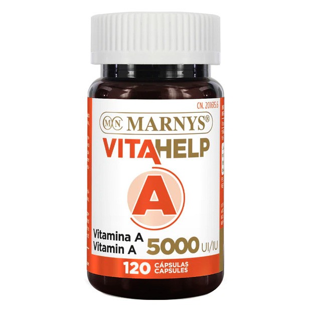 Marnys Vitahelp Vitamina A 5000 IU en perlas Marnys Vitahelp Vitamina A 5000 IU en perlas