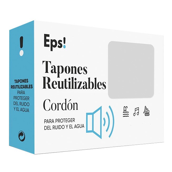 Eps! tapones reutilizables talla S 2u Eps! tapones reutilizables talla S 2u