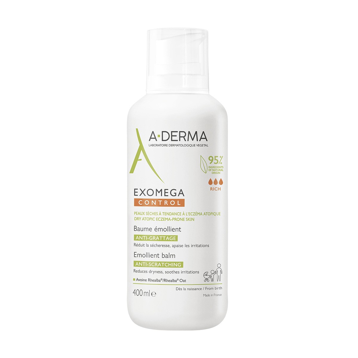 Aderma exomega bálsamo corporal 400ml