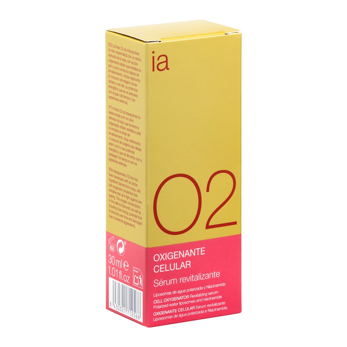 Interapothek sérum revitalizante O2 30ml Interapothek sérum revitalizante O2 30ml