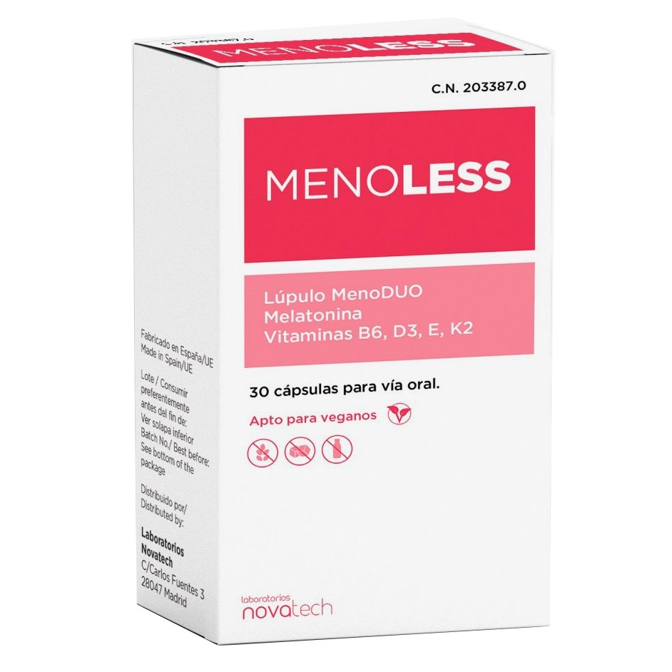 Novatech menoless 30 cápsulas Novatech menoless 30 cápsulas