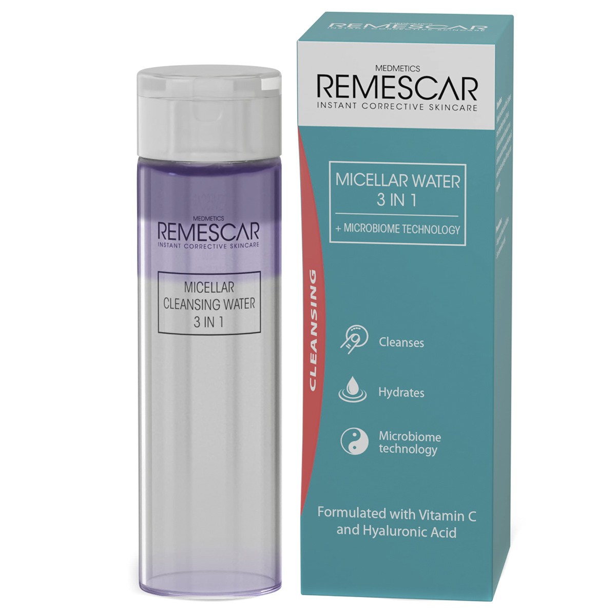 Remescar agua micelar 200ml Remescar agua micelar 200ml
