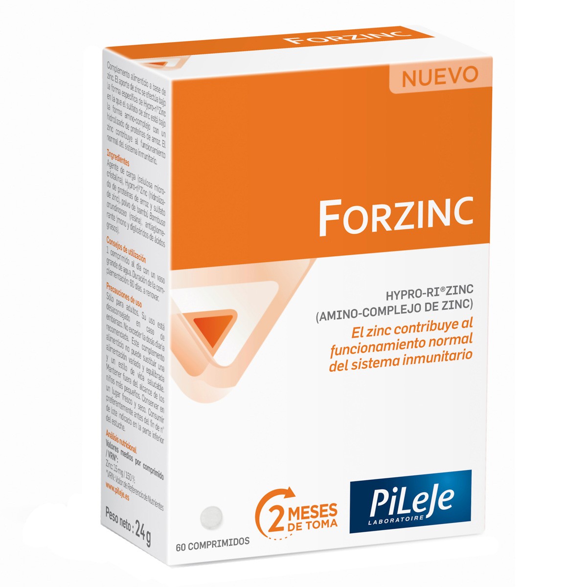 Pileje Forzinc 60 comprimidos Pileje Forzinc 60 comprimidos