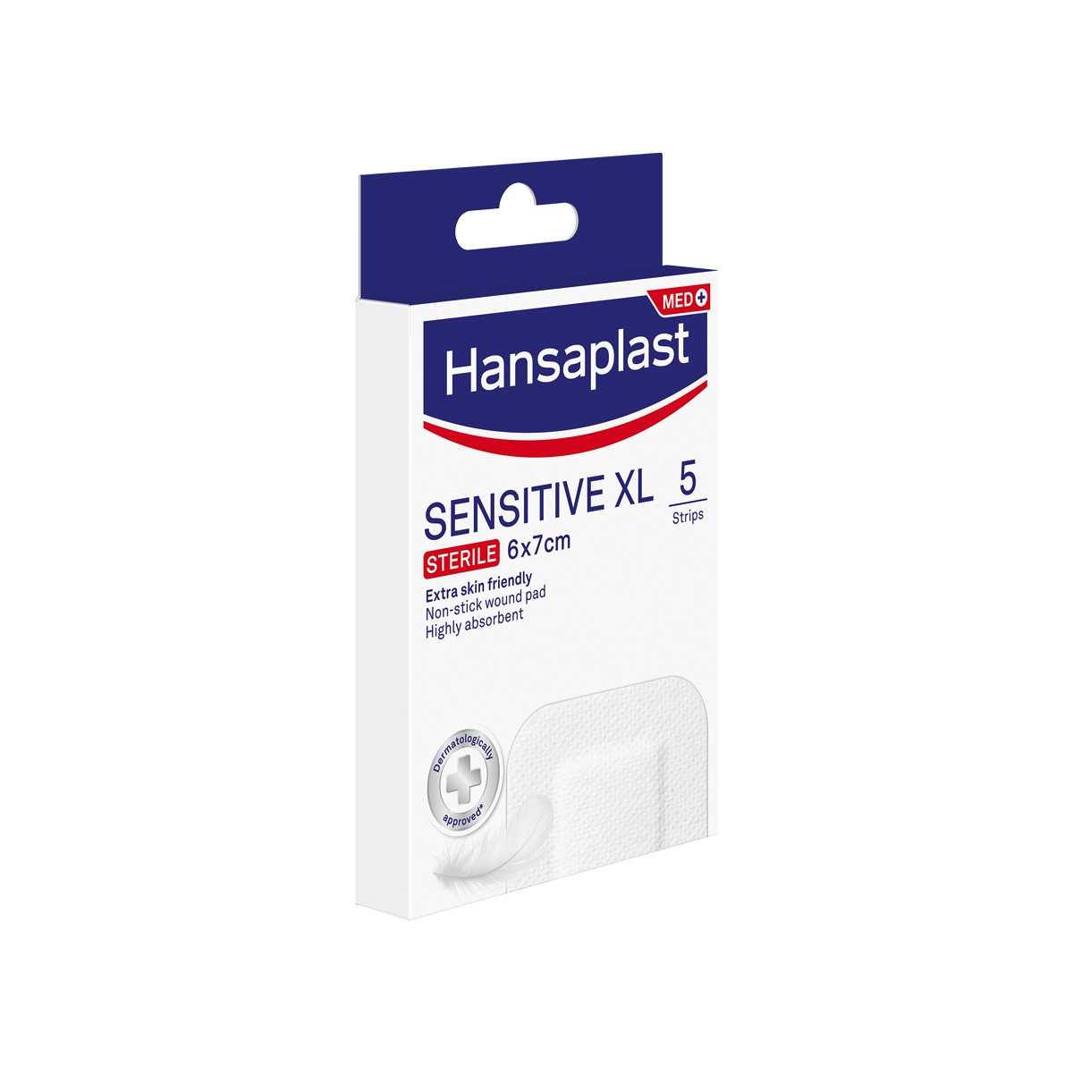 Hansaplast Sensitive apósito talla XL 5u