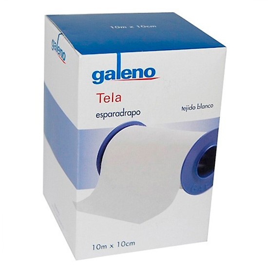 Galeno esparadrapo de tela blanco 10mx10cm 1u Galeno esparadrapo de tela blanco 10mx10cm 1u