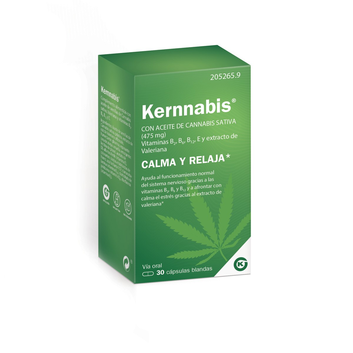 Kern Kernnabis 30 cápsulas Kern Kernnabis 30 cápsulas