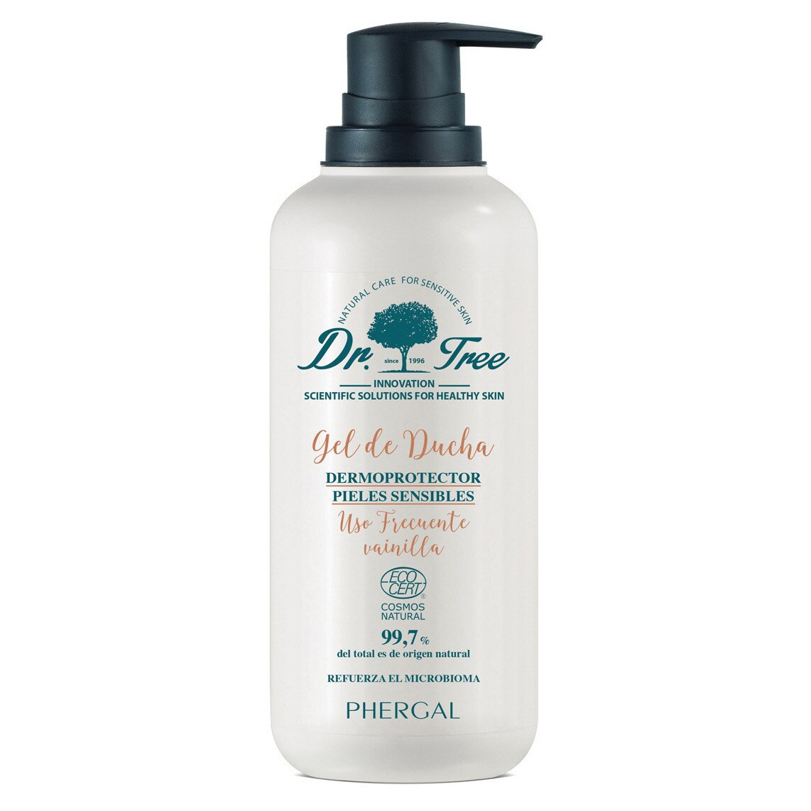 Dr. Tree gel de ducha dermoprotector para pieles sensibles 500ml Dr. Tree gel de ducha dermoprotector para pieles sensibles 500ml