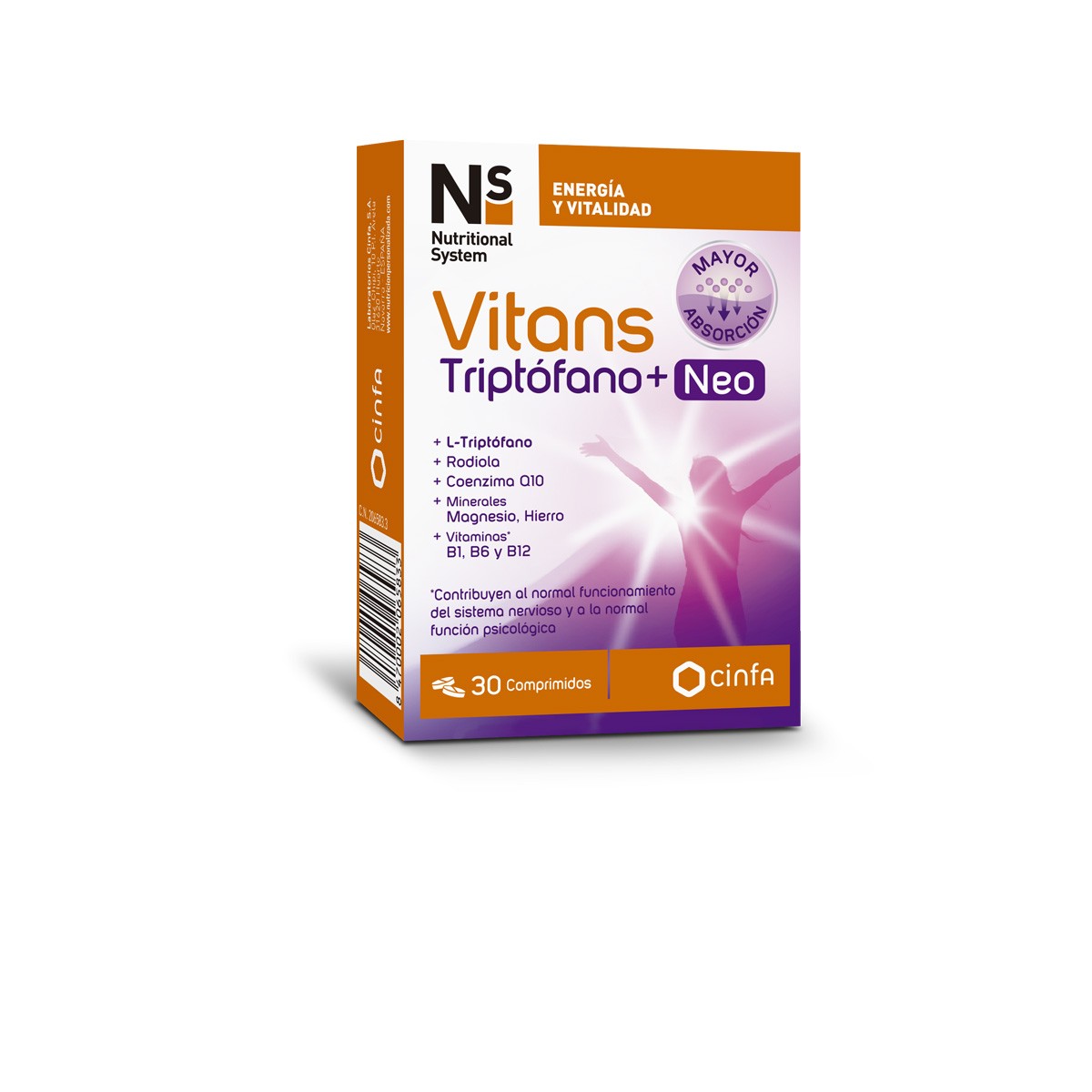NS Vitans triptófano+ Neo 30 comprimidos NS Vitans triptófano+ Neo 30 comprimidos