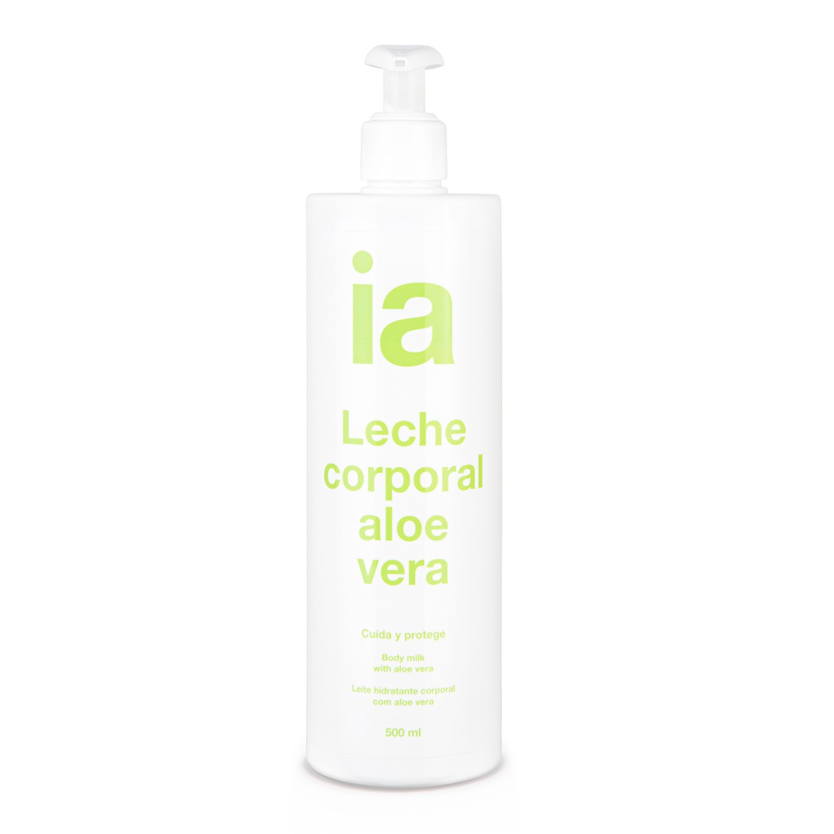 Interapothek leche hidratante corporal aloe vera con dosificador 500ml Interapothek leche hidratante corporal aloe vera con dosificador 500ml