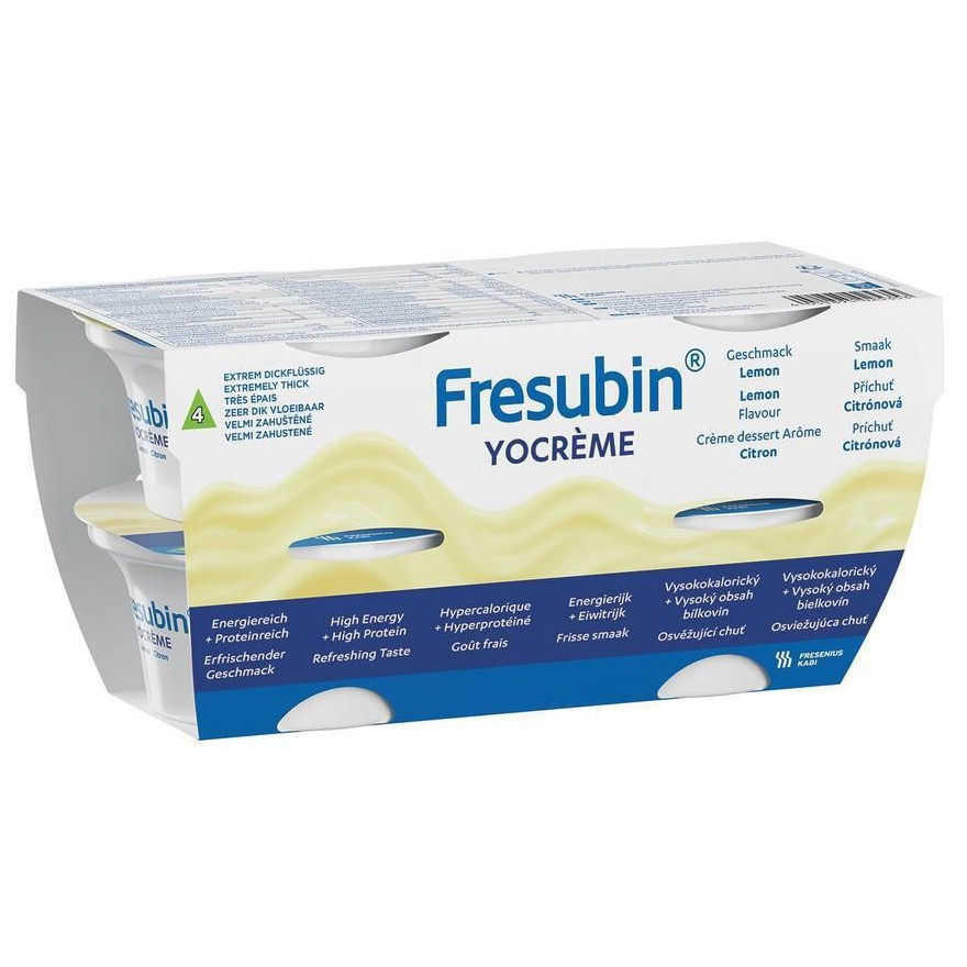 Fresubin Yocreme Limón suplemento nutricional tipo yogur - 4x125g