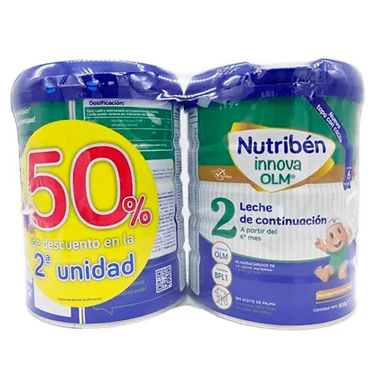 Nutriben innova 2 2x800g 2º u 50% Nutriben innova 2 2x800g 2º u 50%