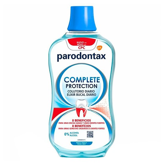 Paradontax colutorio protección completa 500ml menta Paradontax colutorio protección completa 500ml menta