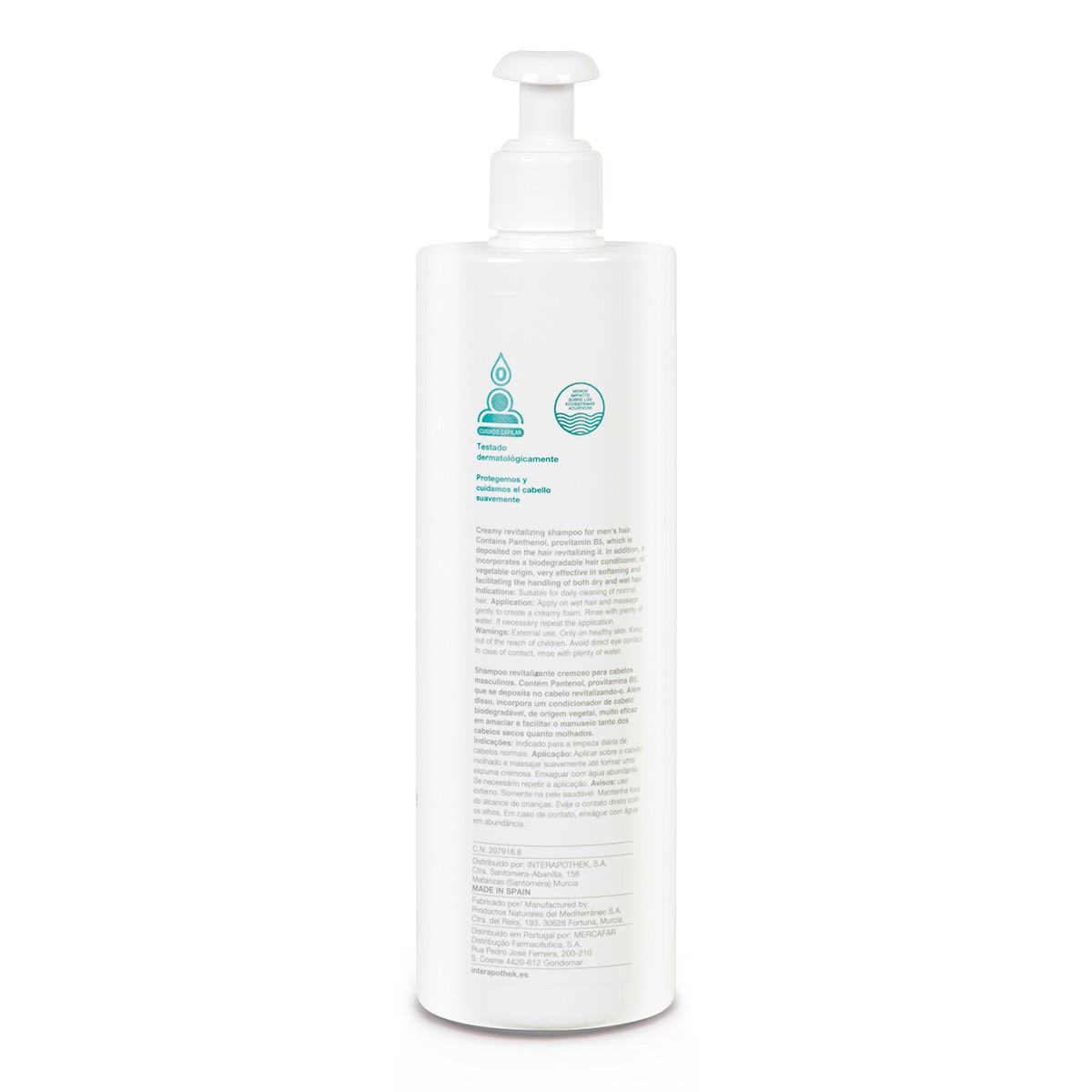Interapothek champú cero hombre 500ml