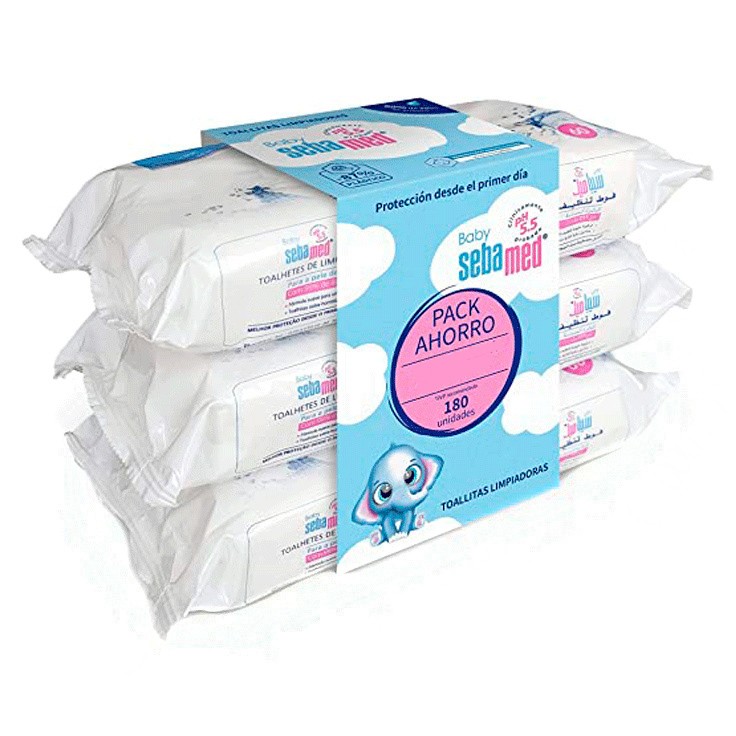 Sebamed baby toallitas 3x60 unidades Sebamed baby toallitas 3x60 unidades
