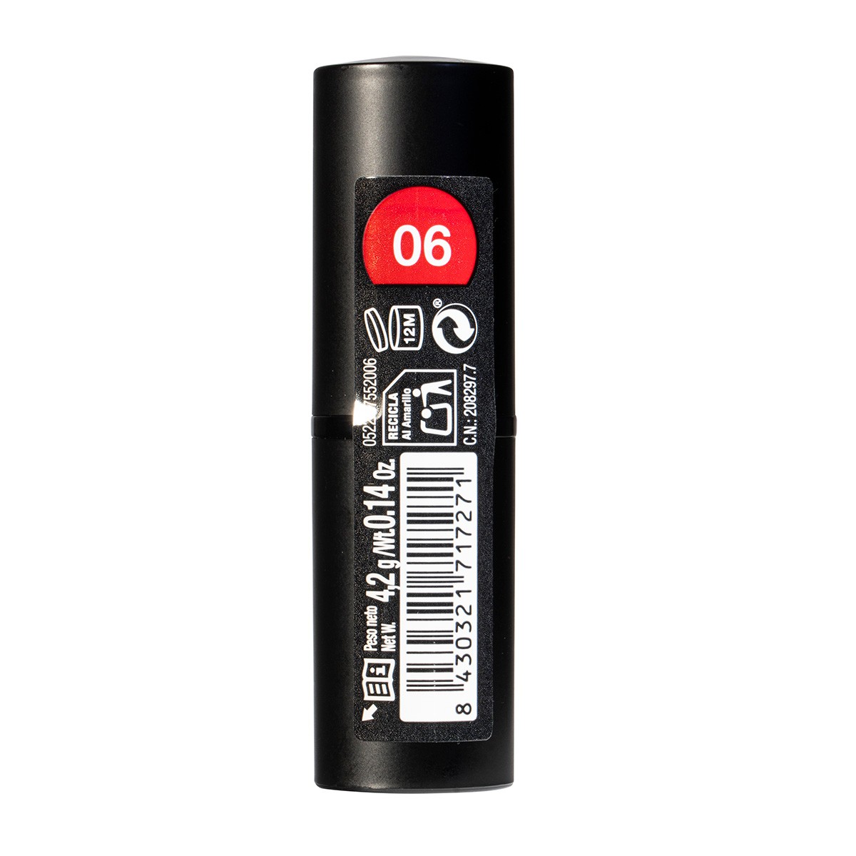 Interapothek barra de labios rojo nº6 4,2g Interapothek barra de labios rojo nº6 4,2g