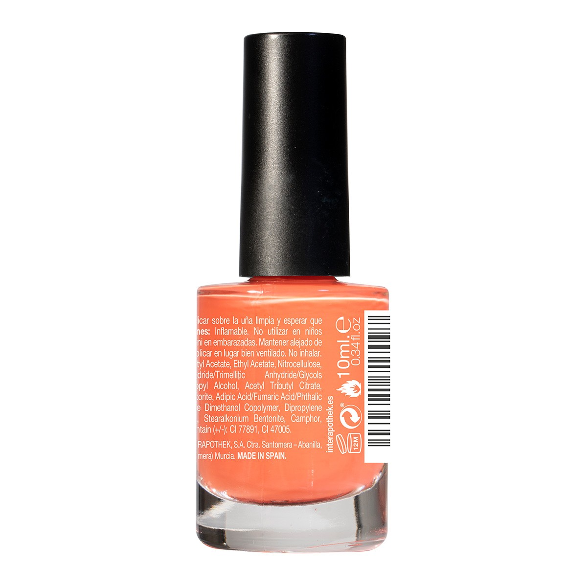 Interapothek esmalte de uñas coral nº14 10ml Interapothek esmalte de uñas coral nº14 10ml