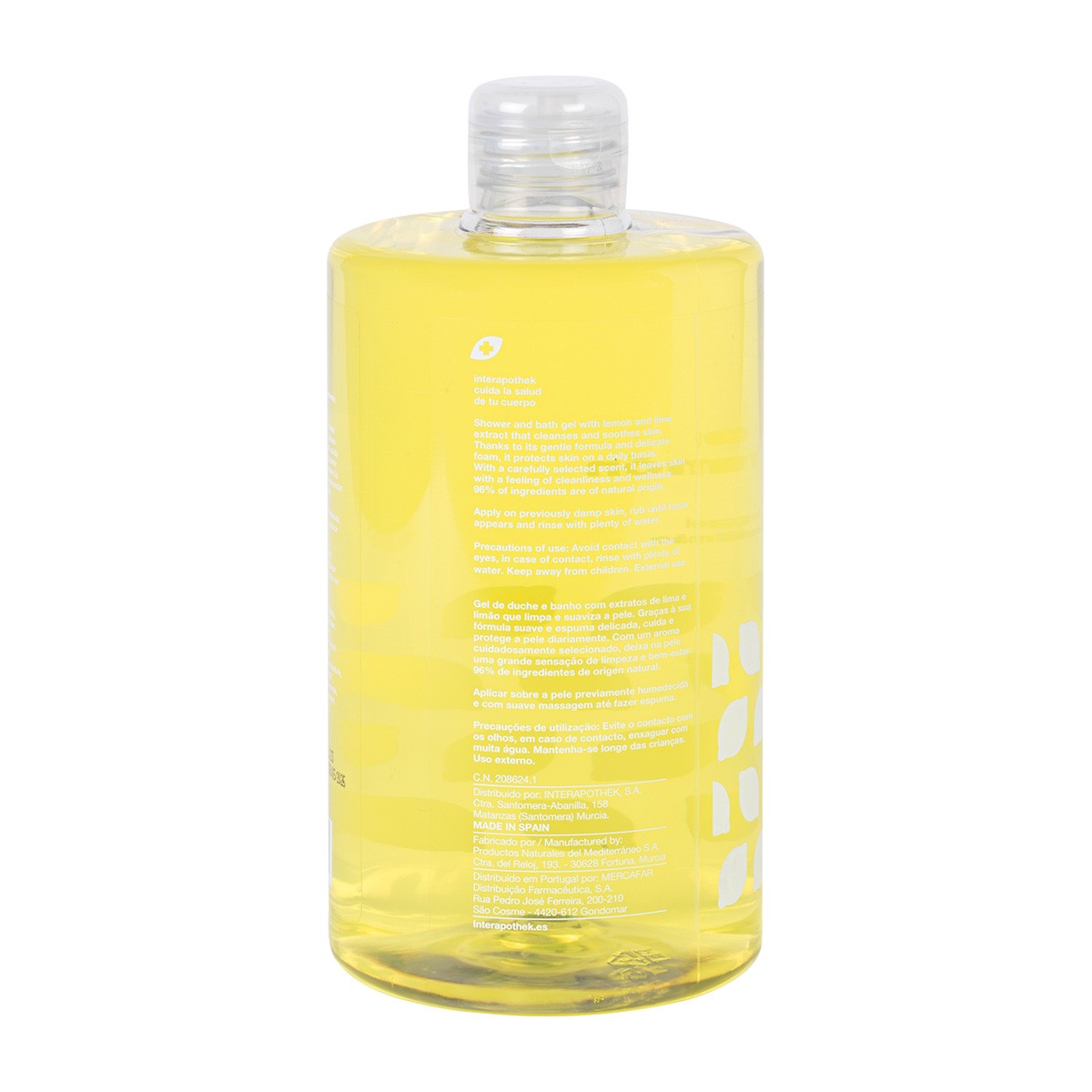 Interapothek gel lima y limón 750ml Interapothek gel lima y limón 750ml
