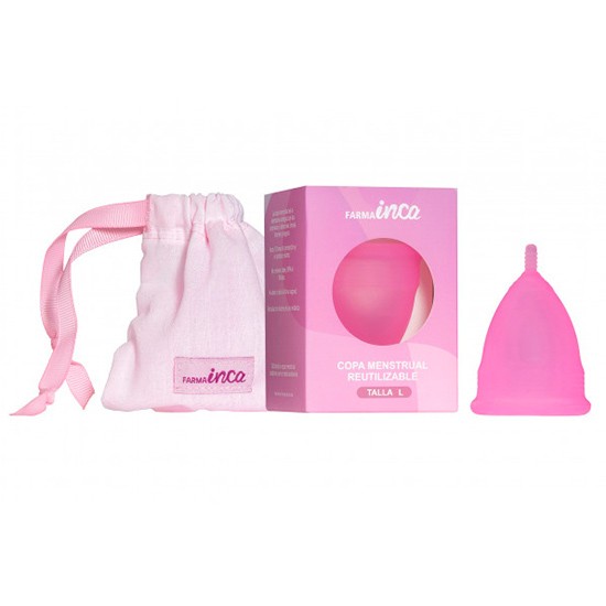Farma inca copa menstrual talla L + bolsita 1u