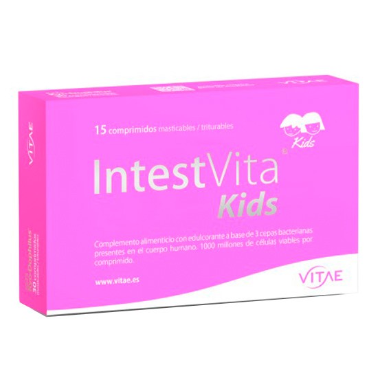 Vitae IntestVita Kids comprimidos masticables 15 comprimidos Vitae IntestVita Kids comprimidos masticables 15 comprimidos