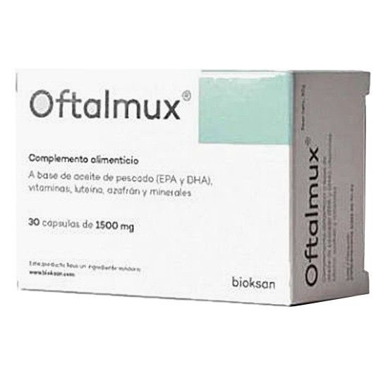 Bioksan Oftalmux 30 cápsulas blandas
Bioksan Oftalmux 30 cápsulas blandas