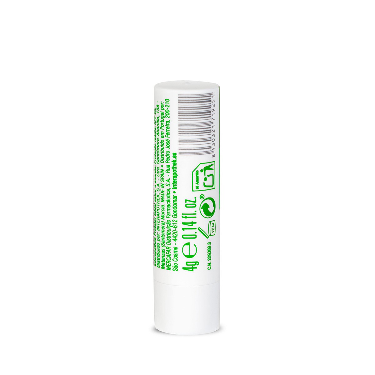 Interapothek protector labial sabor vainilla-lima spf30 Interapothek protector labial sabor vainilla-lima spf30