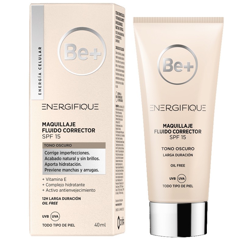 Be+ Energifique maquillaje fluido matizante para piel oscura 40ml Be+ Energifique maquillaje fluido matizante para piel oscura 40ml