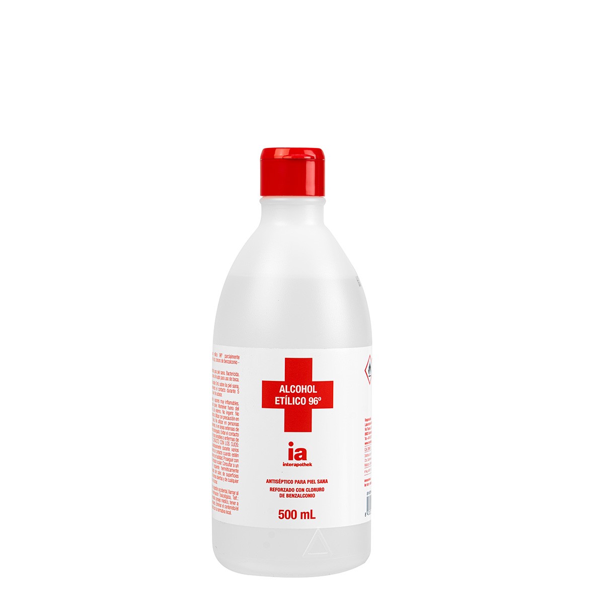 Interapothek alcohol 96º 500ml Interapothek alcohol 96º 500ml
