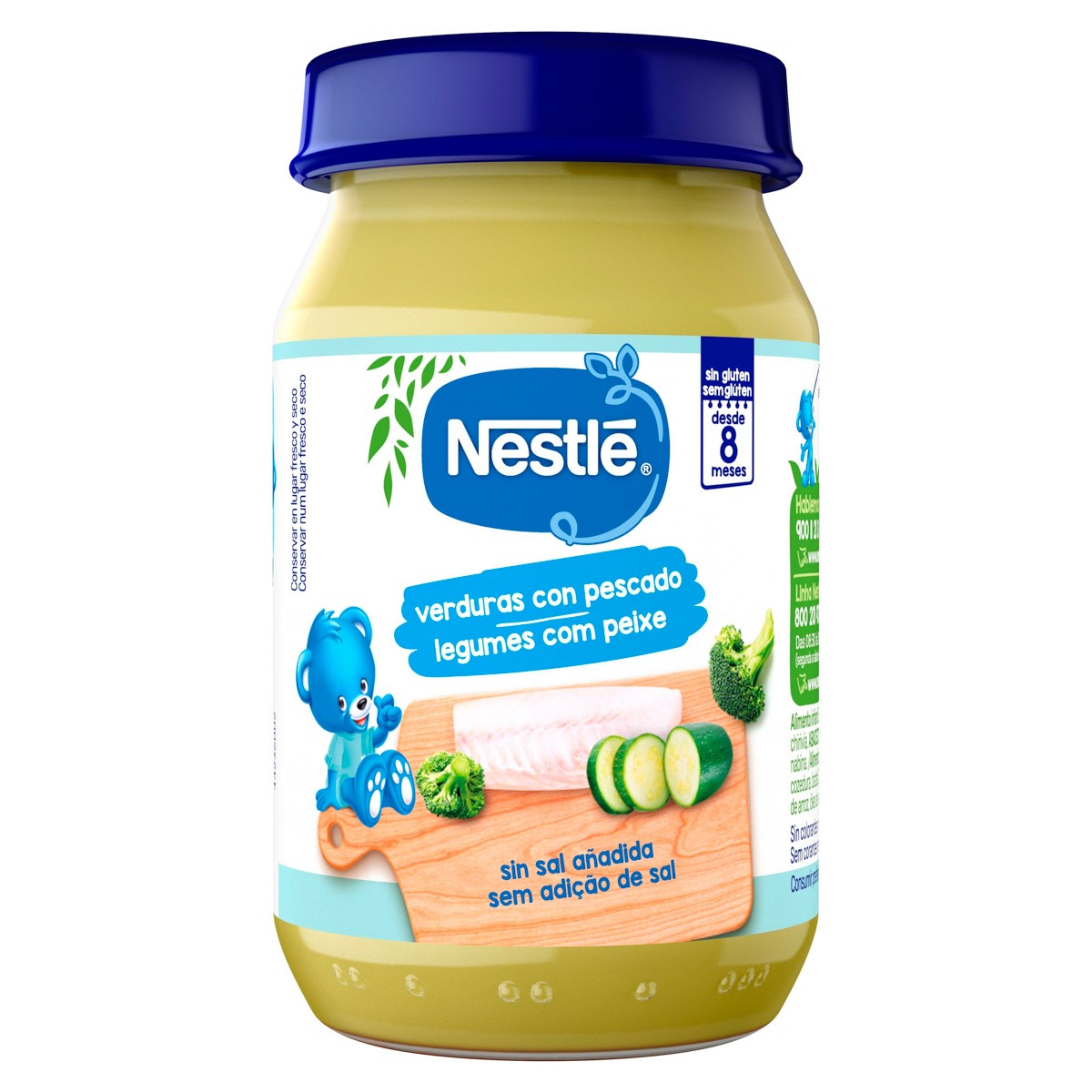 Nestlé tarrito de verduras con pescado 190g Nestlé tarrito de verduras con pescado 190g