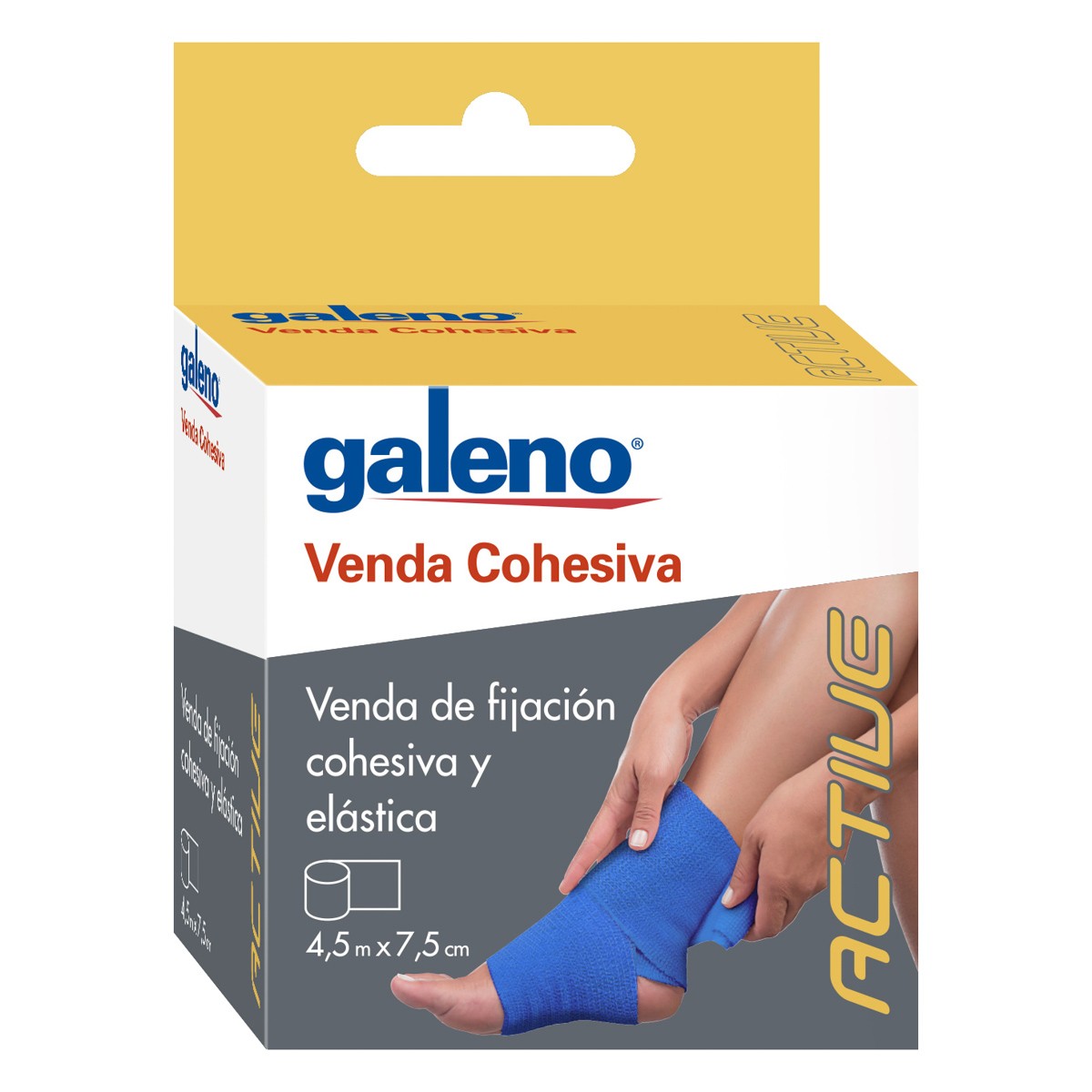 Galeno Venda Cohesiva azul 4,5mx7,5cm Galeno Venda Cohesiva azul 4,5mx7,5cm